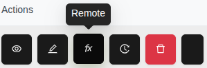 Remote menu - Run on Server and Test Connection