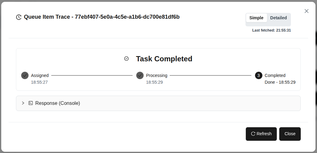 Machine functions list - setup function