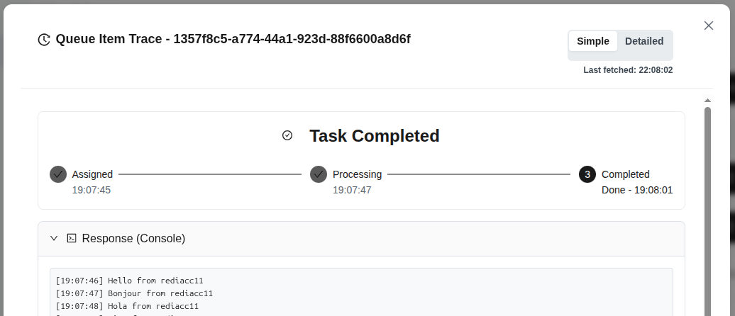 Hello function completed