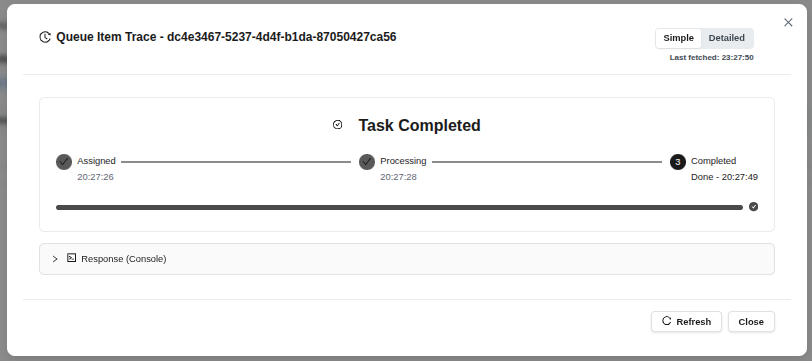 Repository creation completed
